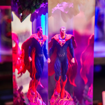 Superhero Epoxy Resin Lamp 7