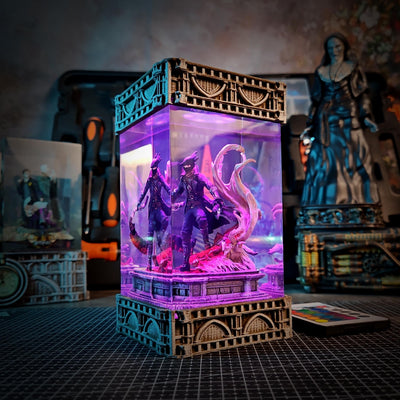 Hunter Resin Lamp