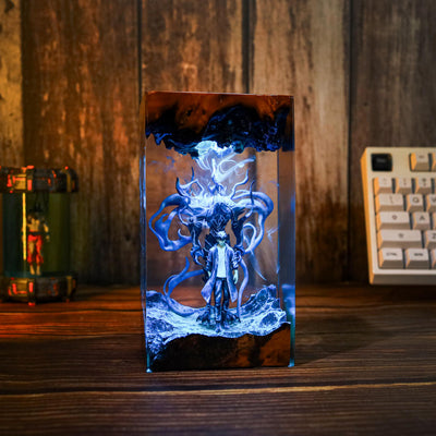 Sung Jinwoo Figure Epoxy lamp