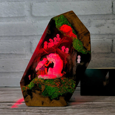Princess Mononoke Resin Lamp