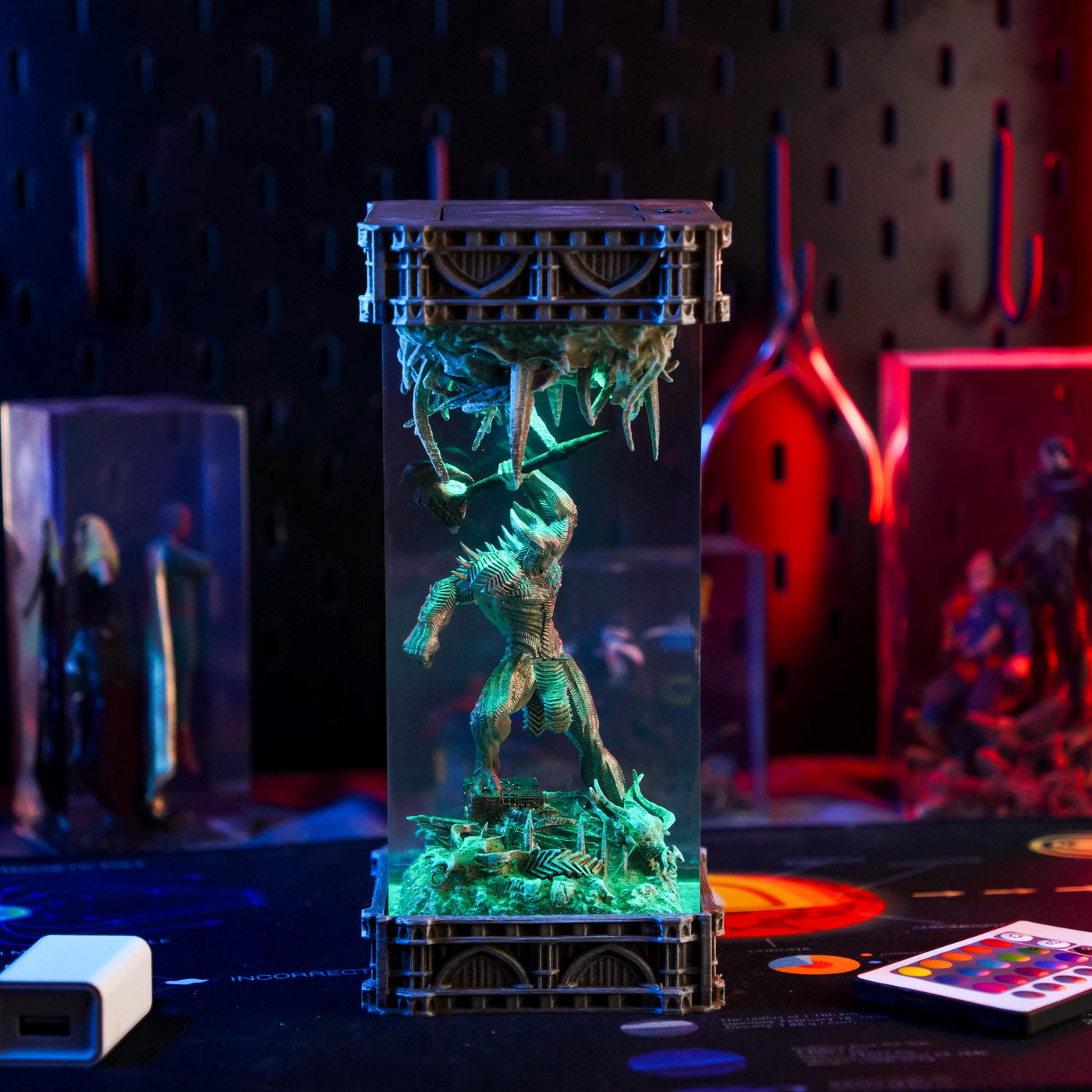 Superhero Epoxy Resin Lamp 2