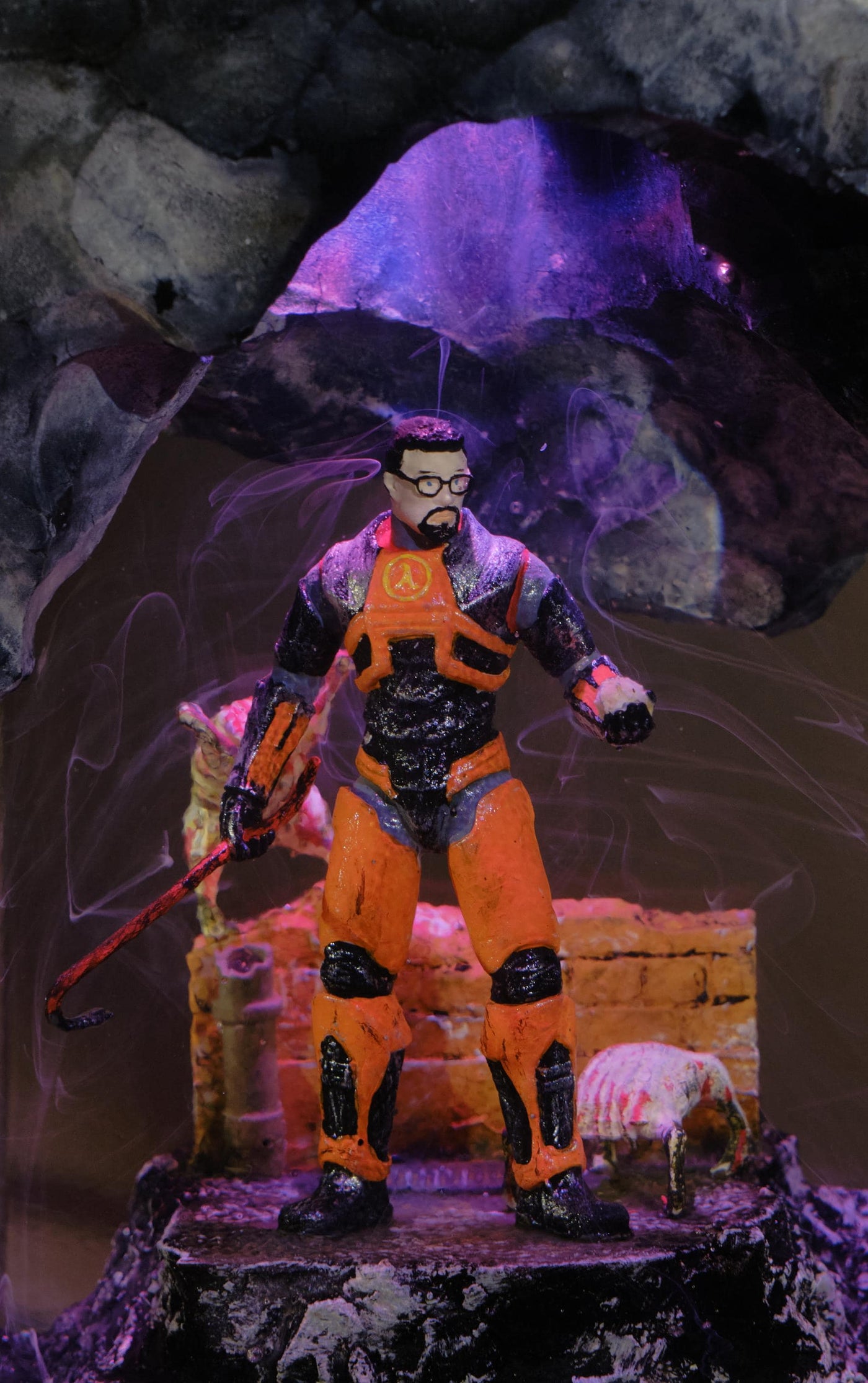 Custom Haft Life Resin lamp