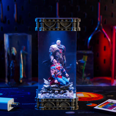 Superhero Epoxy Resin Lamp 4