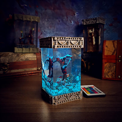 Dead Pool Resin lamp