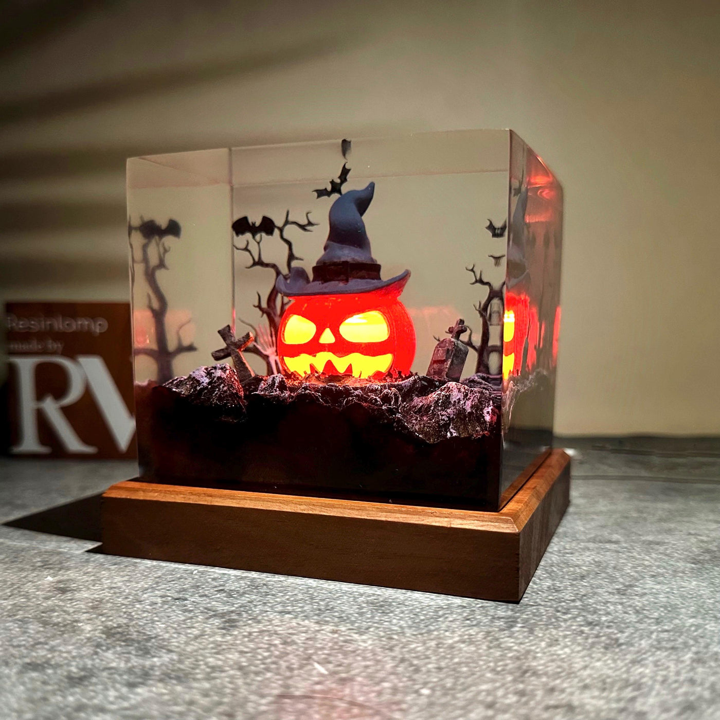 Pumpkin Halloween Resin Lights