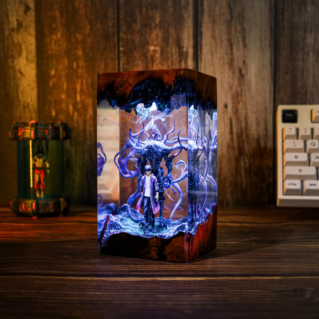 Sung Jinwoo Figure Epoxy lamp