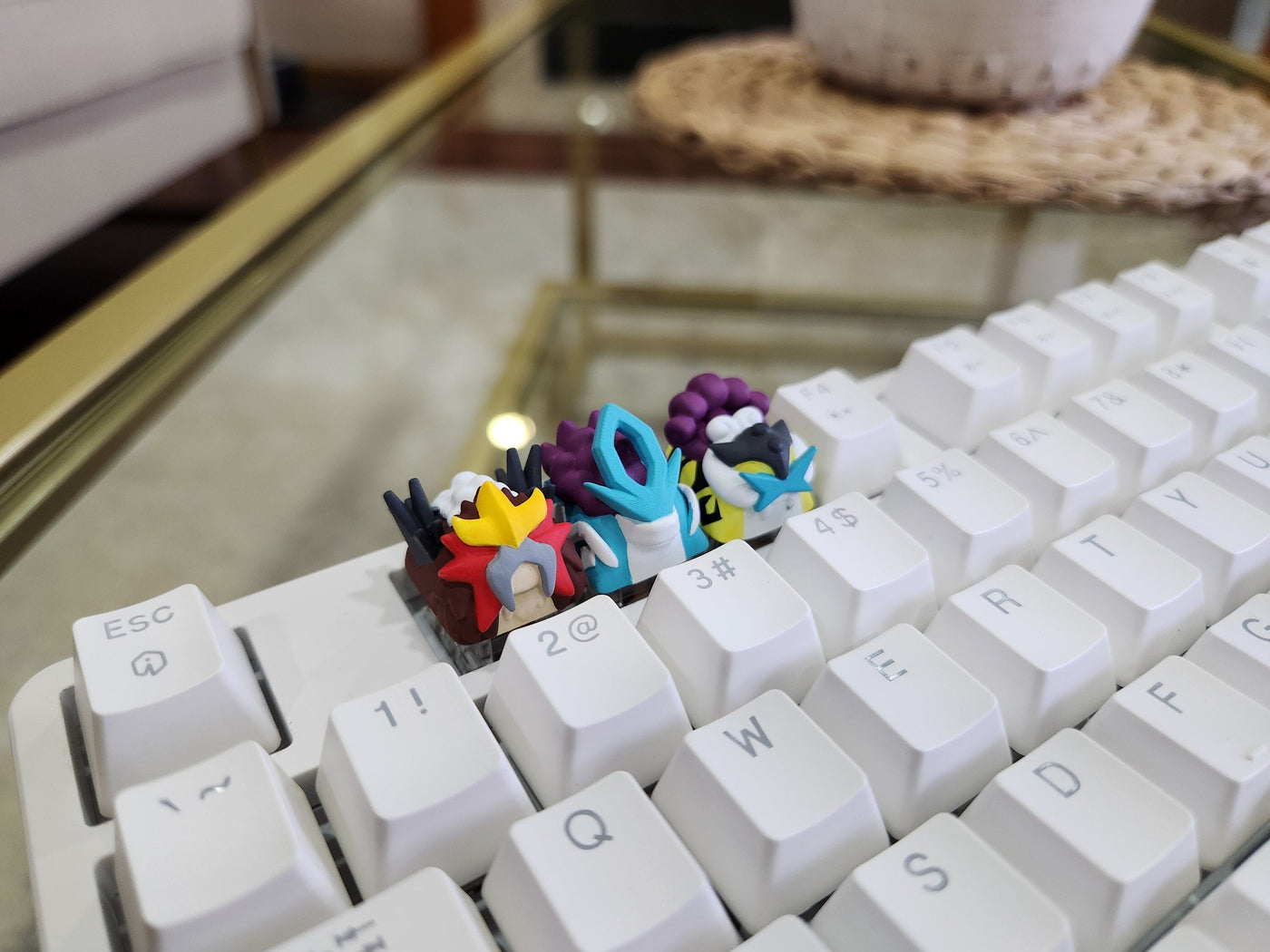 Pok.emon Legendary Ent.ei, Suic.une, Rai.kou Keycaps