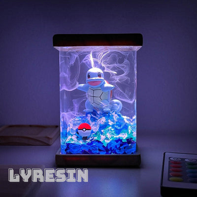 Squirtle Resin Lamp