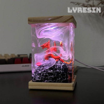 Cha.rizard Resin Lamp