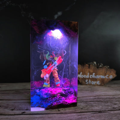 Spacemarine Warhammer Resin Lamp