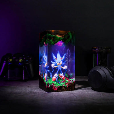 Sonic the Hedgehog Game resin lamp