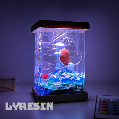 Squirtle Resin Lamp