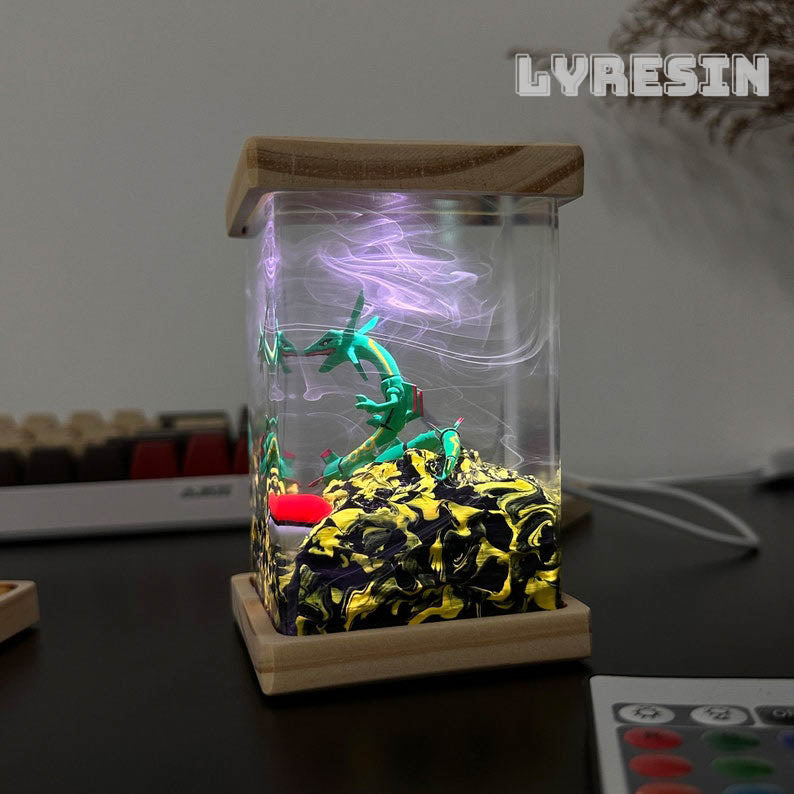 Rayquaza Resin Lamp