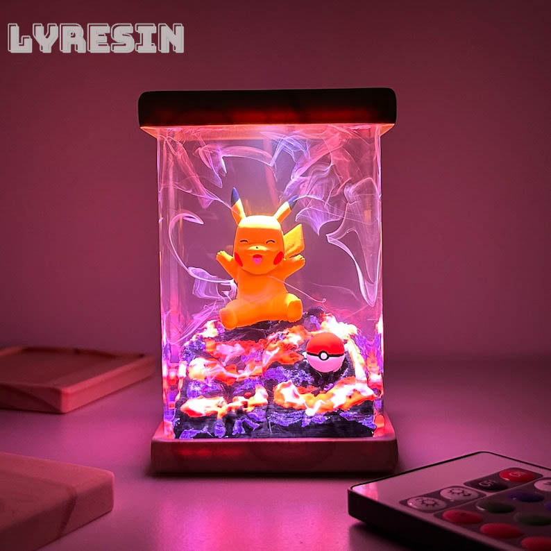 Pik.achu Epoxy Lamp