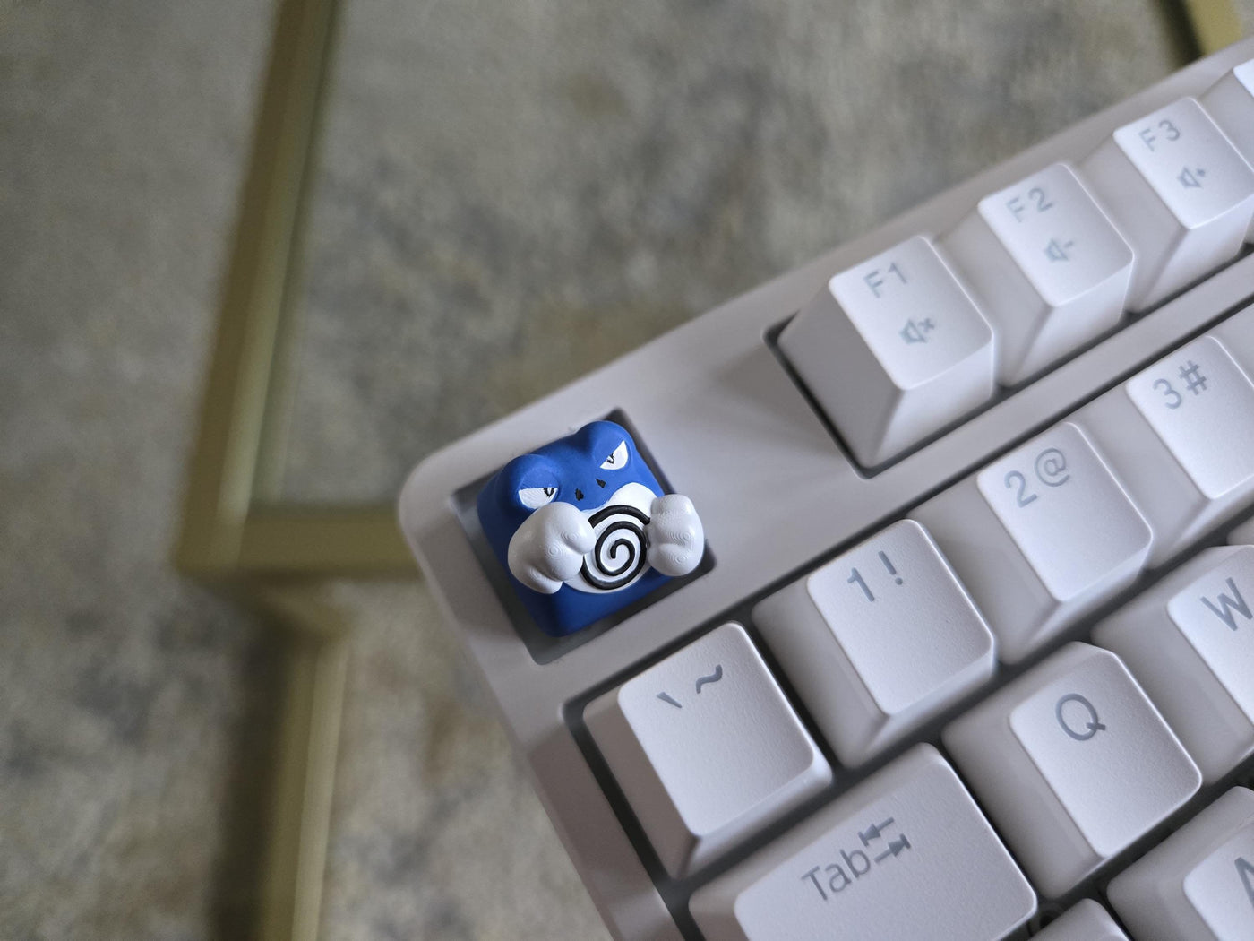 Anime Poliwrath Keycap