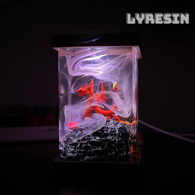 Cha.rizard Resin Lamp