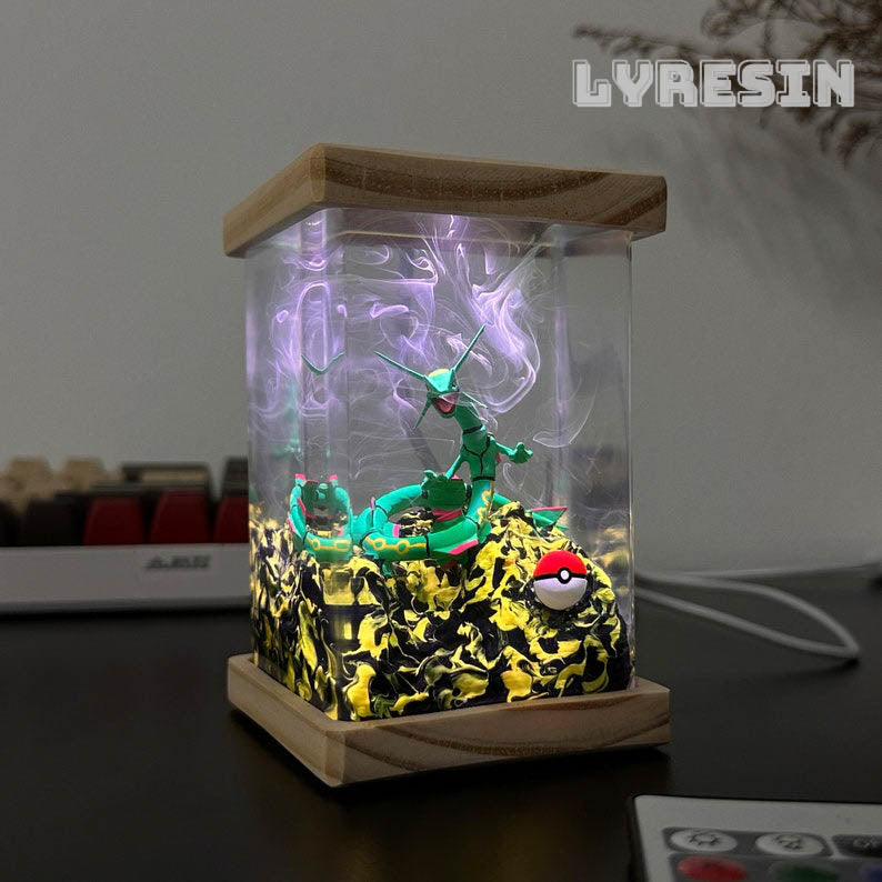 Rayquaza Resin Lamp