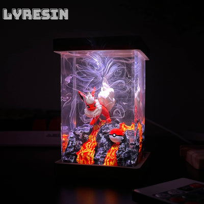 Custom Pokem.on Resin Lamp