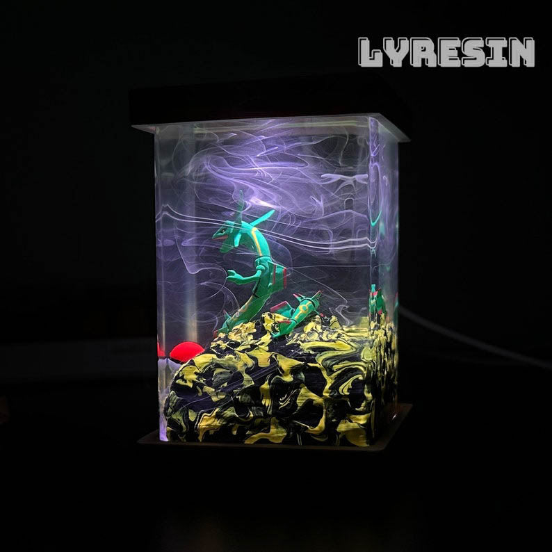 Rayquaza Resin Lamp