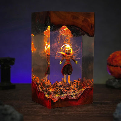 Fused Zamasu Resin Lamp