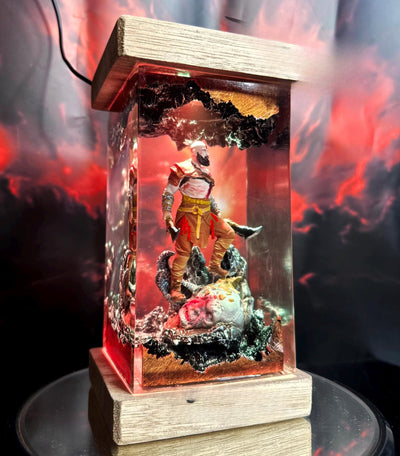 God of War Kratos Lamp