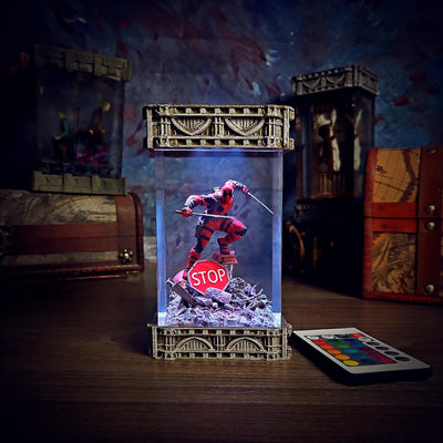 Dead Pool Resin lamp