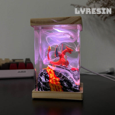 Cha.rizard Resin Lamp