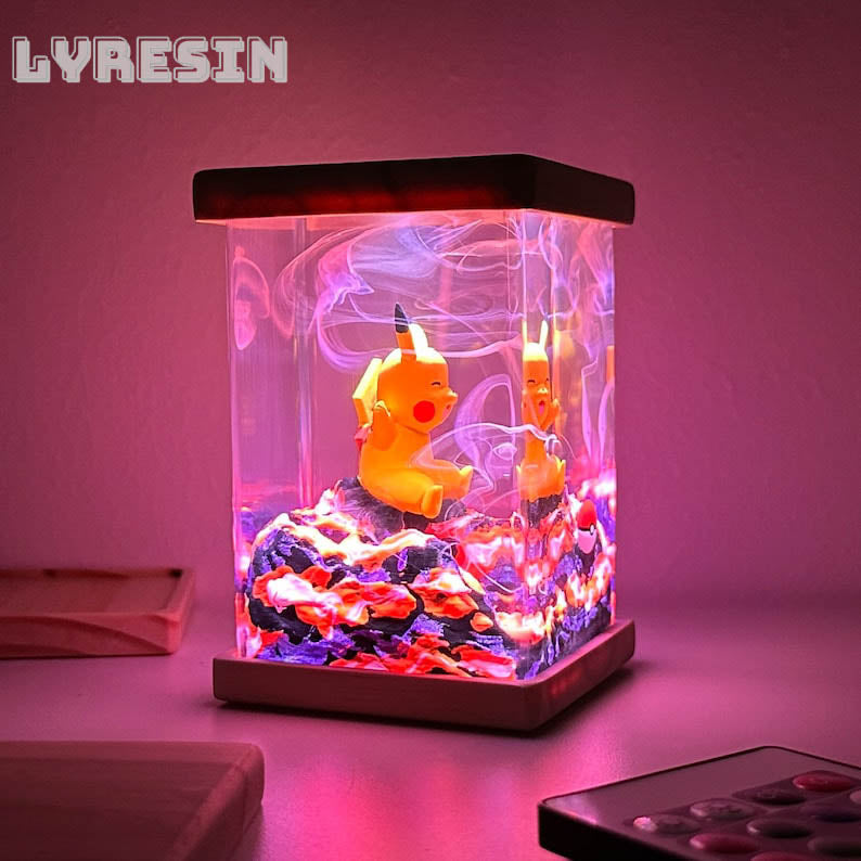 Pik.achu Epoxy Lamp