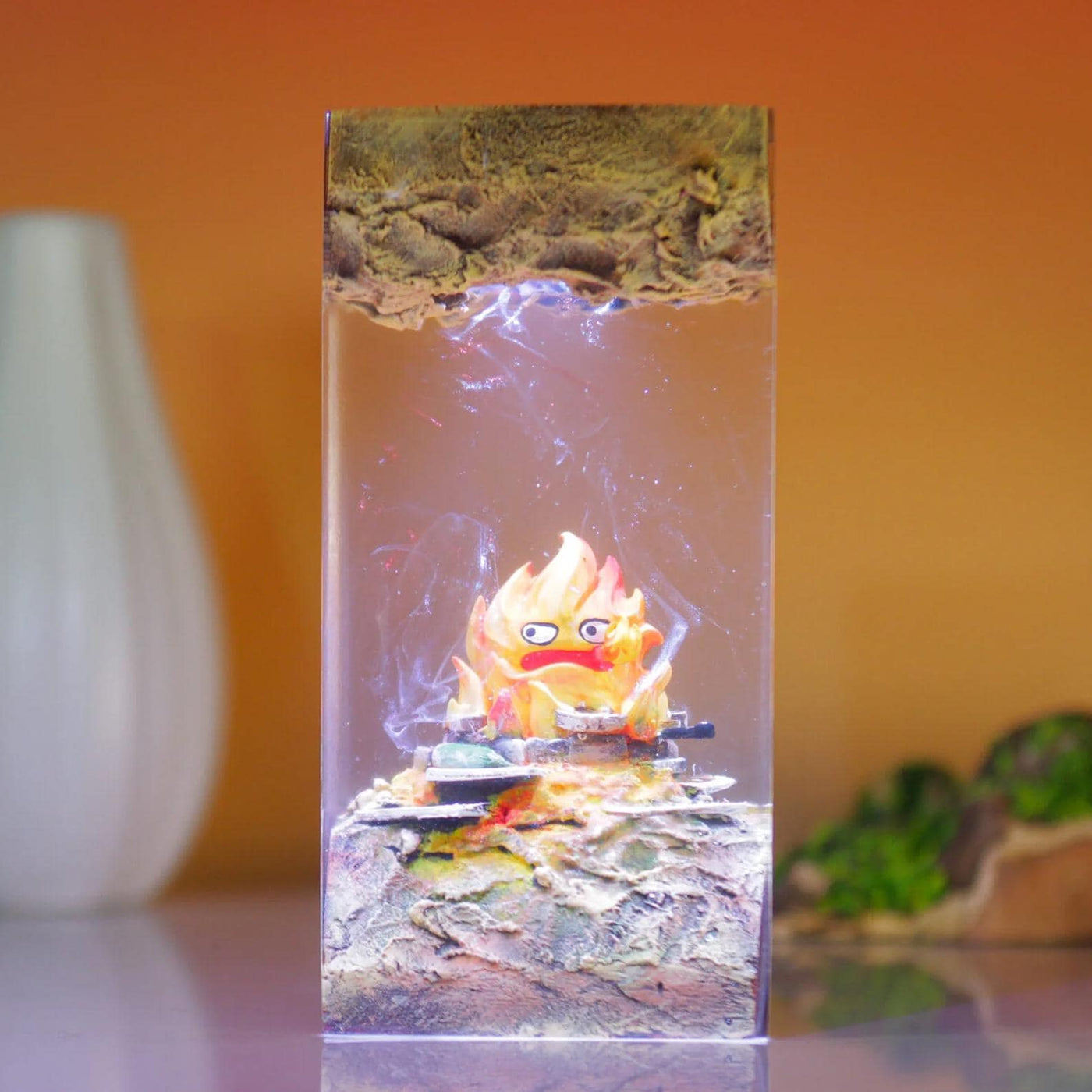 Calcifer Howl’s Moving Castle Resin Lamp