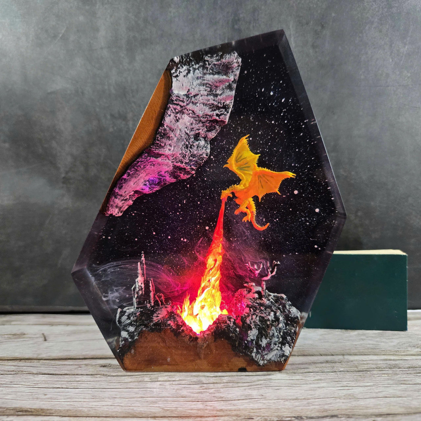 Customer Fire Dragon Lamp
