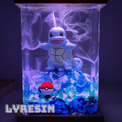 Squirtle Resin Lamp