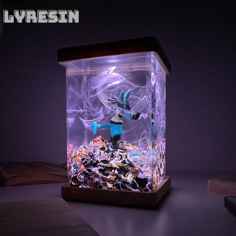 Lucario Epoxy Lamp