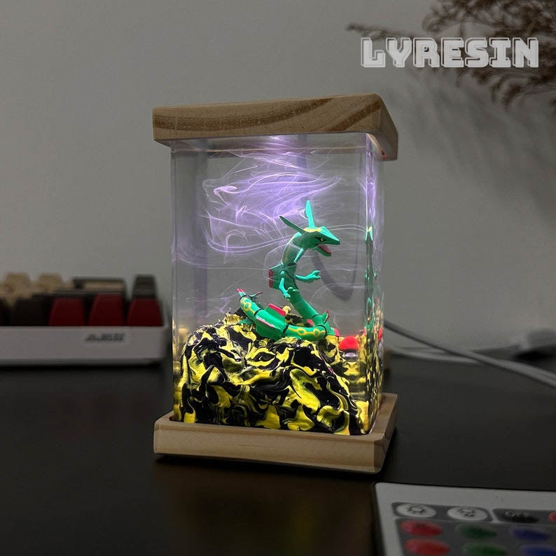 Rayquaza Resin Lamp