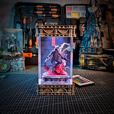 Hunter Resin Lamp