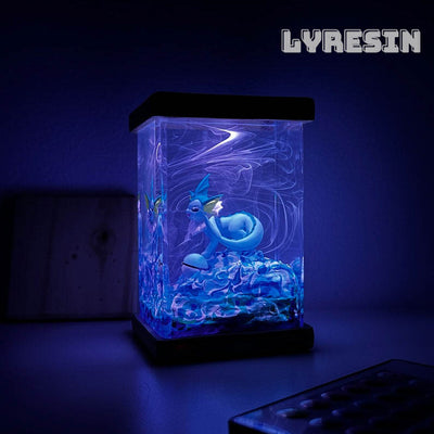 Vaporeon Epoxy Lamp