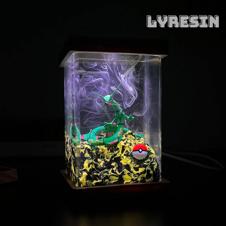 Rayquaza Resin Lamp