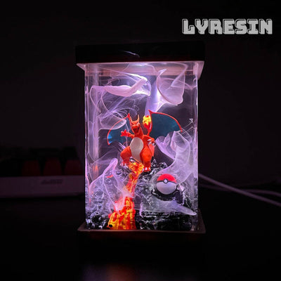 Cha.rizard Resin Lamp