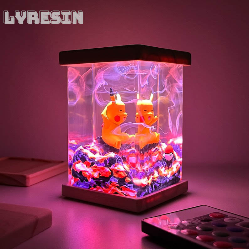 Pik.achu Epoxy Lamp