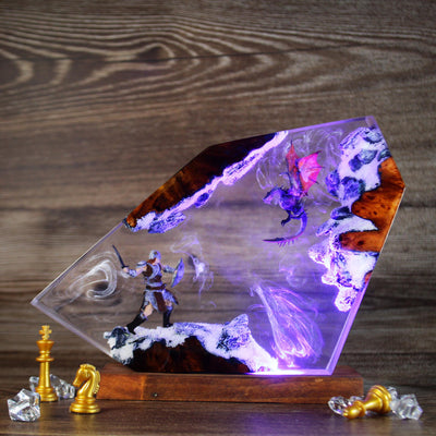 Dragon Born New Resin Lamp