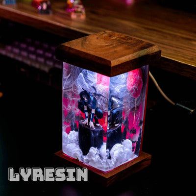 Uch.iha Sas.uke Resin Lamp