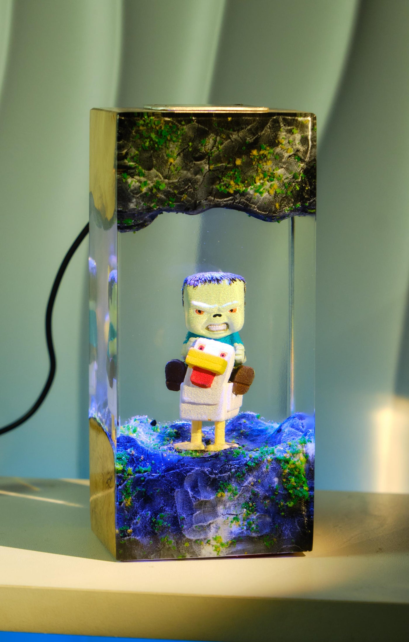 Custom Chicken Jockey lamp