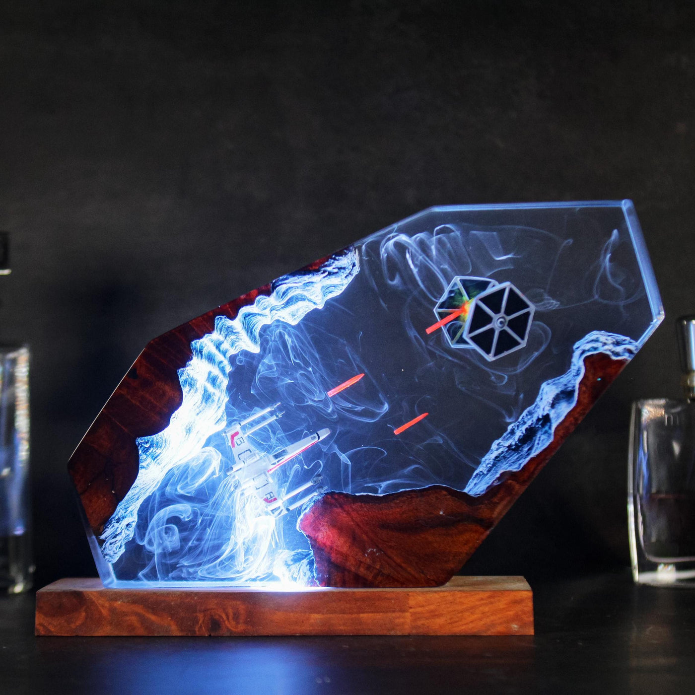 Diorama Galaxy Resin Lamp