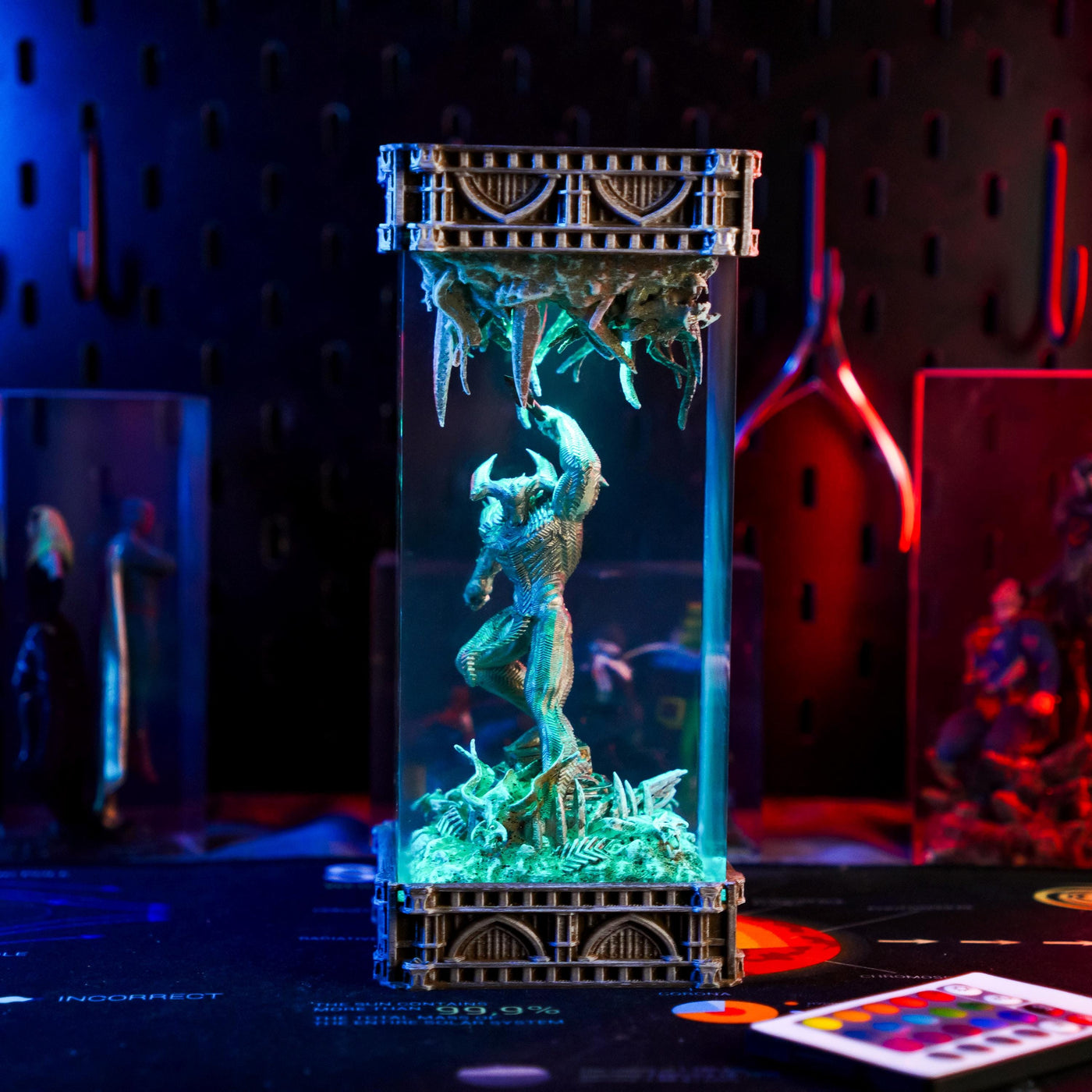 Superhero Epoxy Resin Lamp 2
