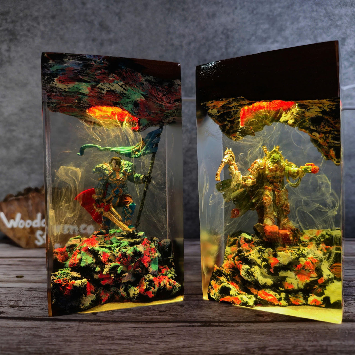 Varian Wrynn Warcraft Resin Lamp