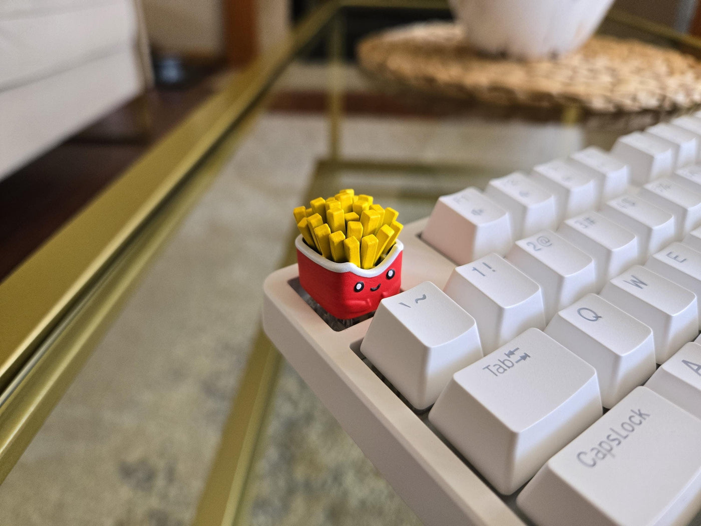Fries Food Keycap