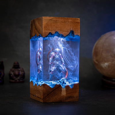 Dragon Born Resin Lamp 3