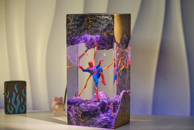 Custom Spider Man Lamp