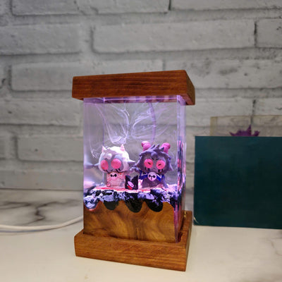 Cult Lamb + Evil Goat Resin Lamp
