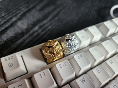 Hollow Pumpkin Metallic keycap