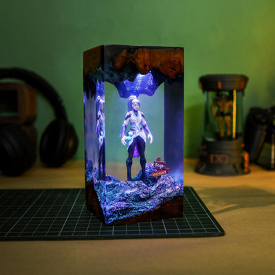 Custom Sa.ge Valo.rant Resin Epoxy lamp